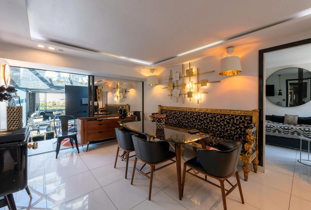 Living and dining room
